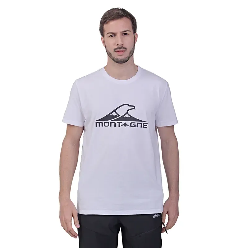 Remera Montagne Institucional Blanco