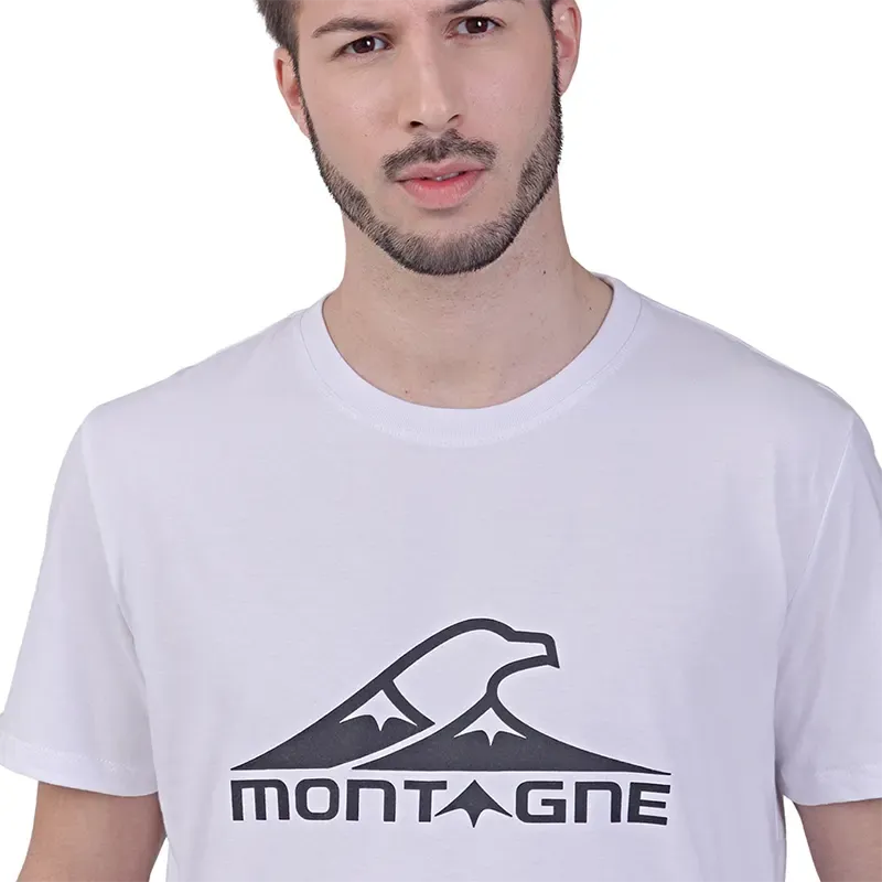 Remera Montagne Institucional Blanco