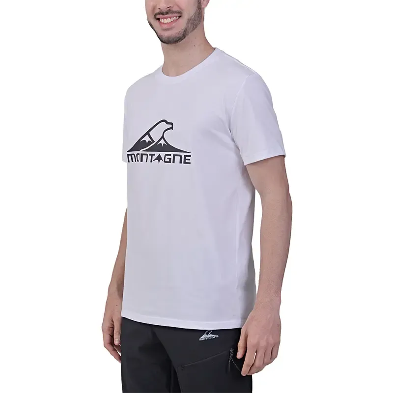 Remera Montagne Institucional Blanco