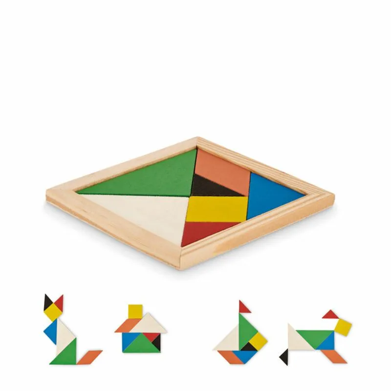 Rompecabezas de madera Tangram