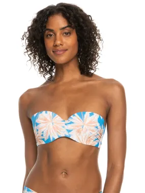 ROXY Love The Beach Vibe - Top de Bikini Bandeau para Mujer