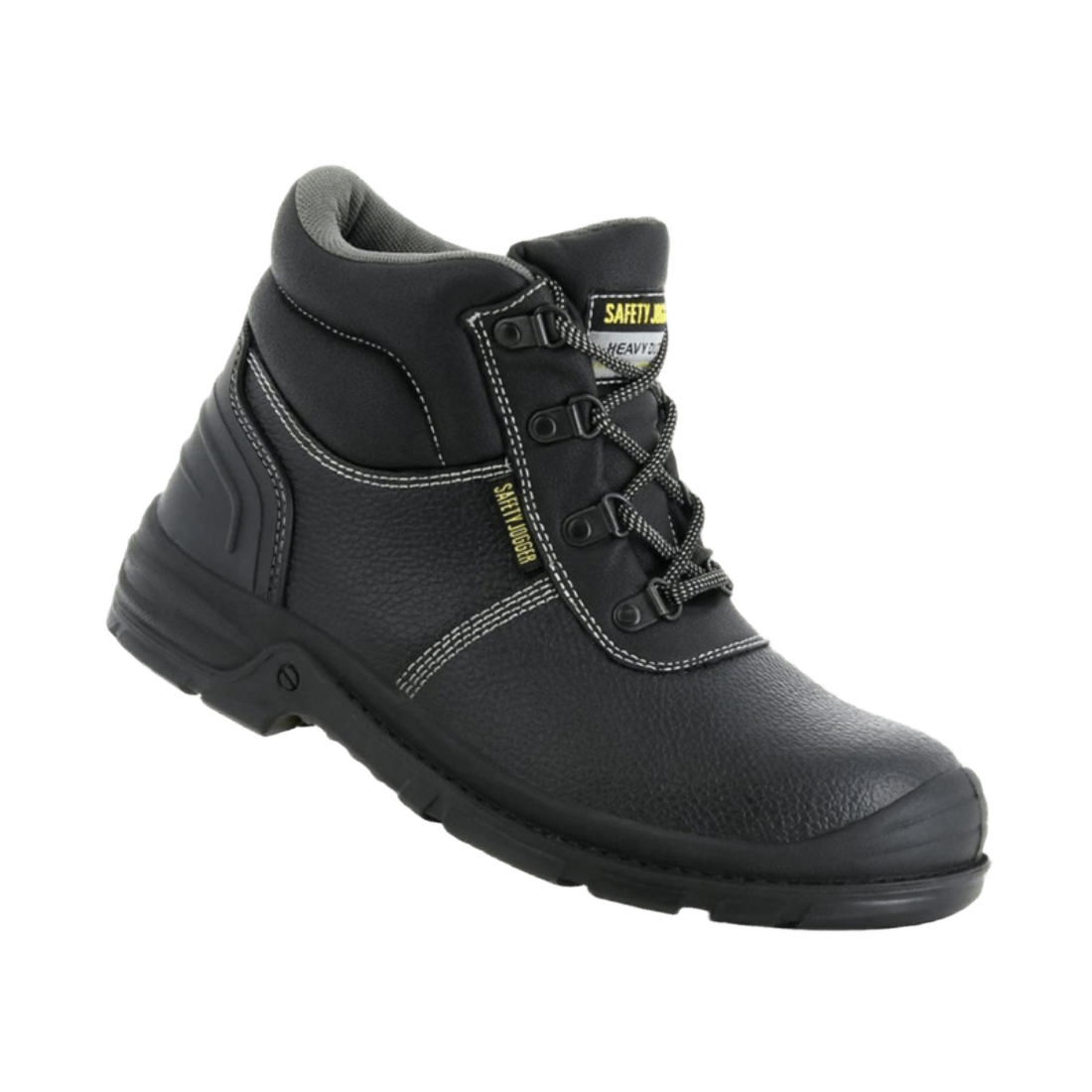 Safety jogger 6237 / bestboy231 talla 37 zapato cuero punta y plantilla de acero economico negro 6''