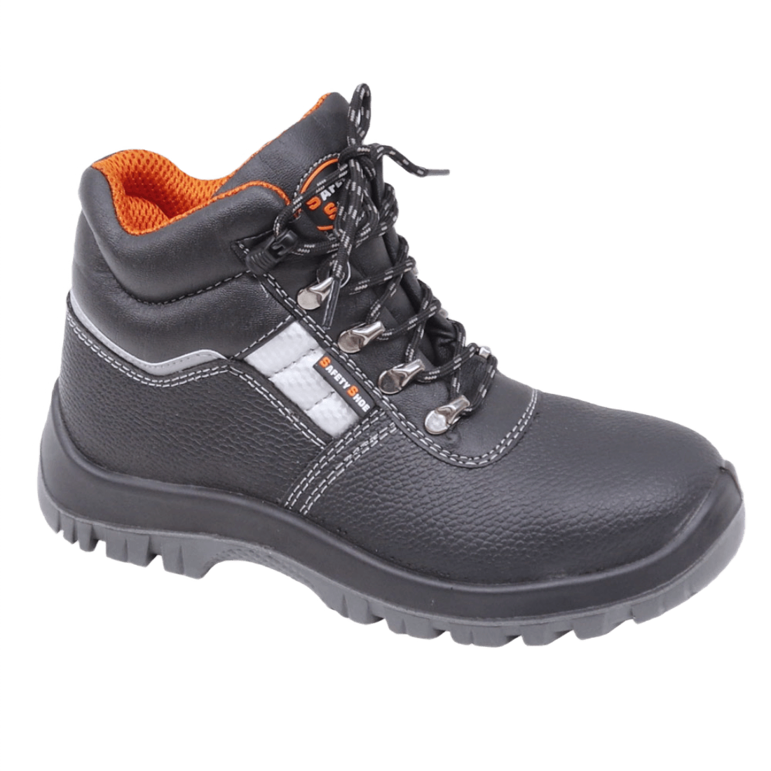 Safety shoes m-8027 talla 39 zapato de cuero punta de acero anti - estatico negro iso20345