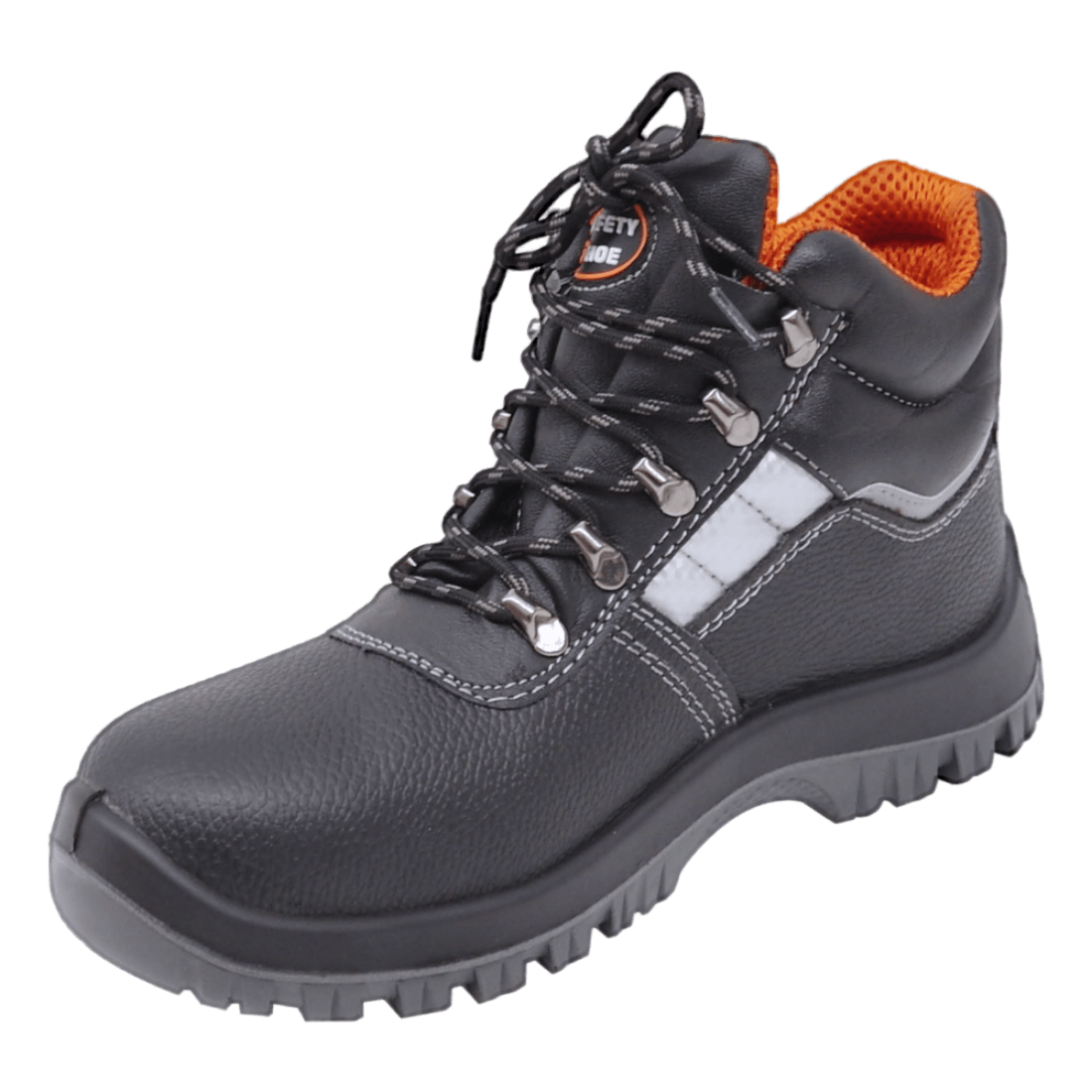 Safety shoes m-8027 talla 39 zapato de cuero punta de acero anti - estatico negro iso20345