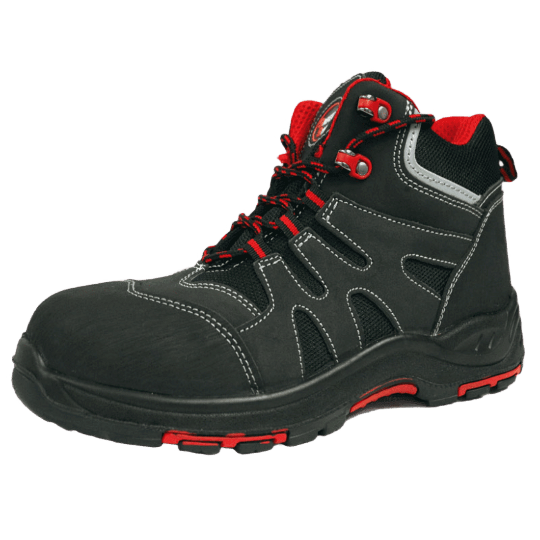 Safety shoes m-8350 talla 38 zapato de cuero punta termoplastico anti-estatico resistente al calor negro