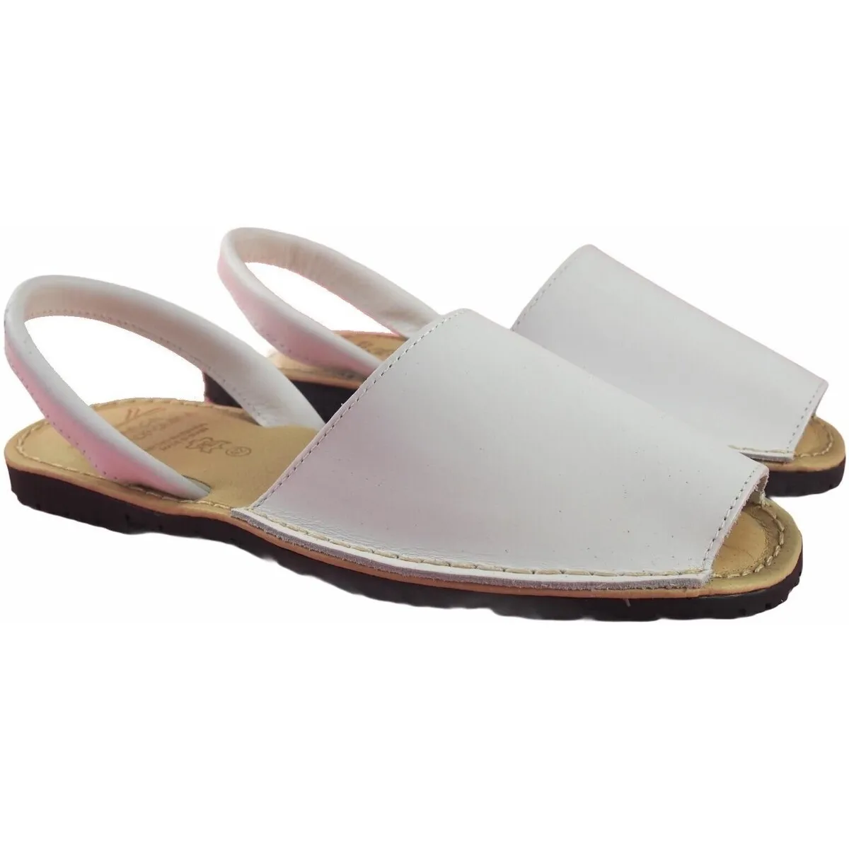 Sandalia caballero  9350 blanco