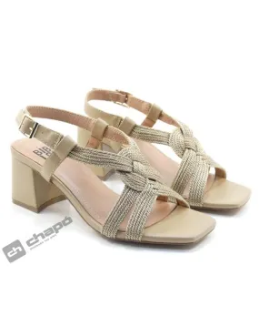 Sandalia Camel Bibi Lou 850z94hg-v24