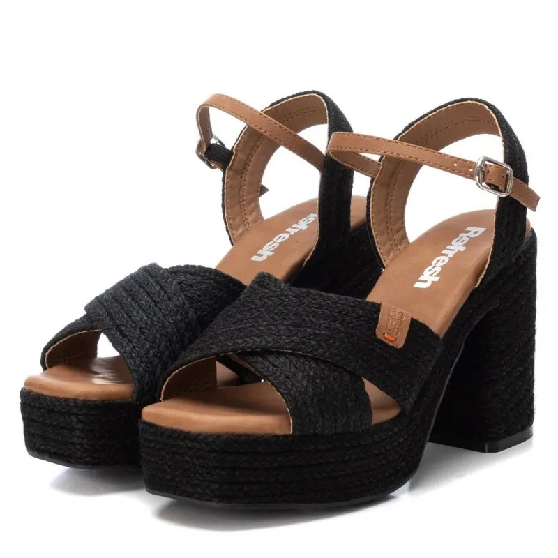 Sandalia de mujer REFRESH 171544 Negro