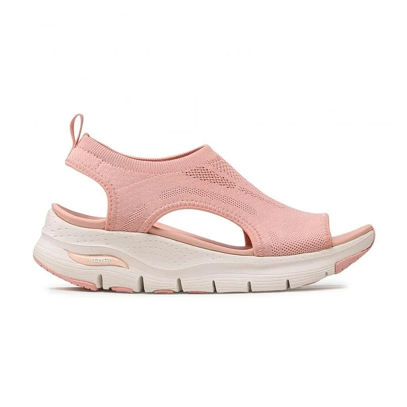 SANDALIA DEPORTIVA CASUAL SKECHERS ARCH FIT CITY CATCH PINK