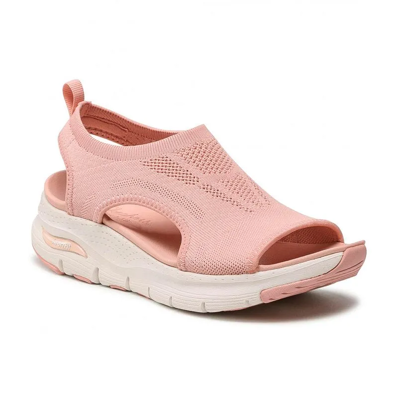 SANDALIA DEPORTIVA CASUAL SKECHERS ARCH FIT CITY CATCH PINK