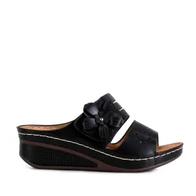 Sandalia Plataforma Negro Casual Qiu323 Weide