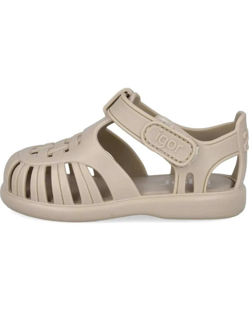 Sandalias IGOR  de Niña y Niño S10271-100 TOBBY SANDALIAS CANGREJERAS UNISEX  SOLID ARENA