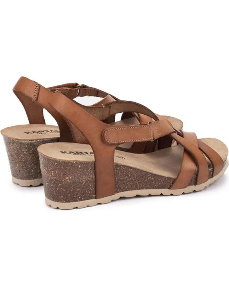 Sandalias KARTAMO  de Mujer SANDALIA DE CUNA MARRON MUJER  MARRóN