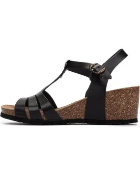 Sandalias KARTAMO  de Mujer SANDALIA DE CUNA NEGRA MUJER  NEGRO