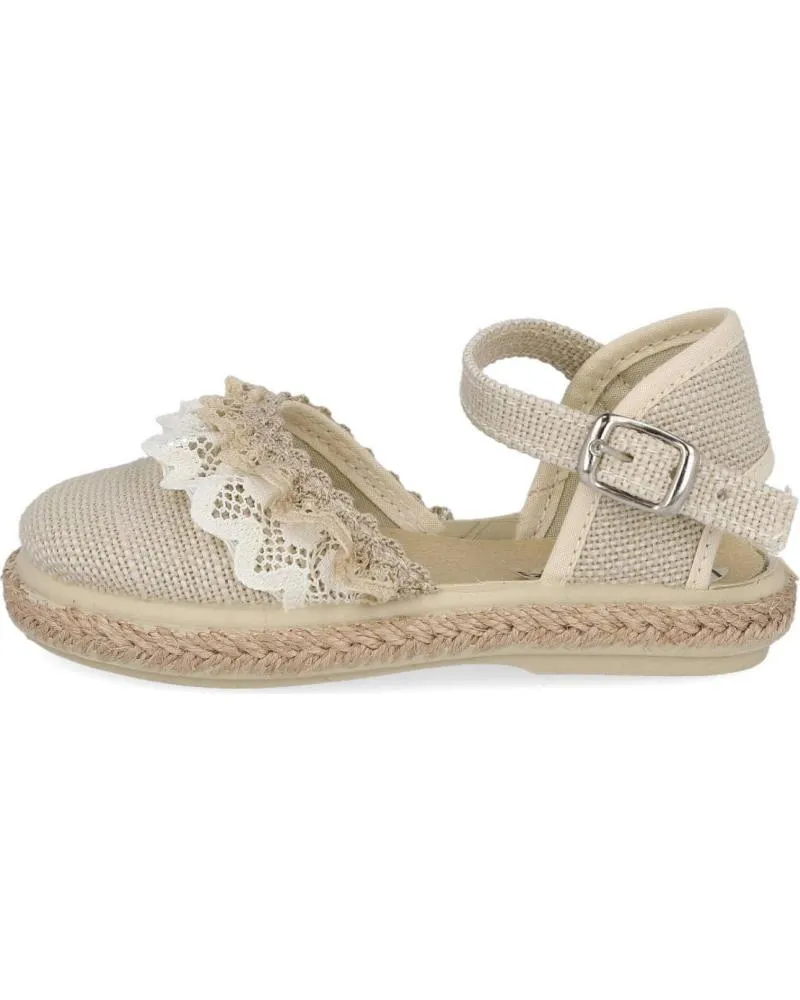 Sandalias L&R SHOES  de Niña LR SHOES VUL1001-LCP ALPARGATA ESPARTO  HIELO