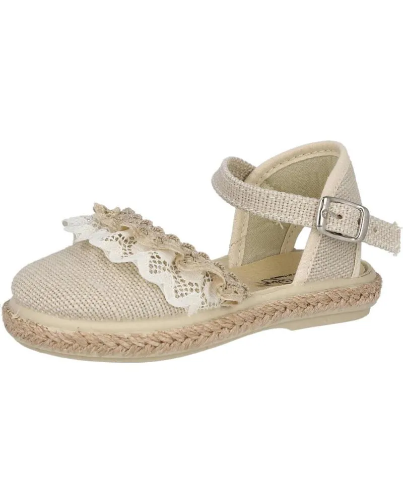 Sandalias L&R SHOES  de Niña LR SHOES VUL1001-LCP ALPARGATA ESPARTO  HIELO