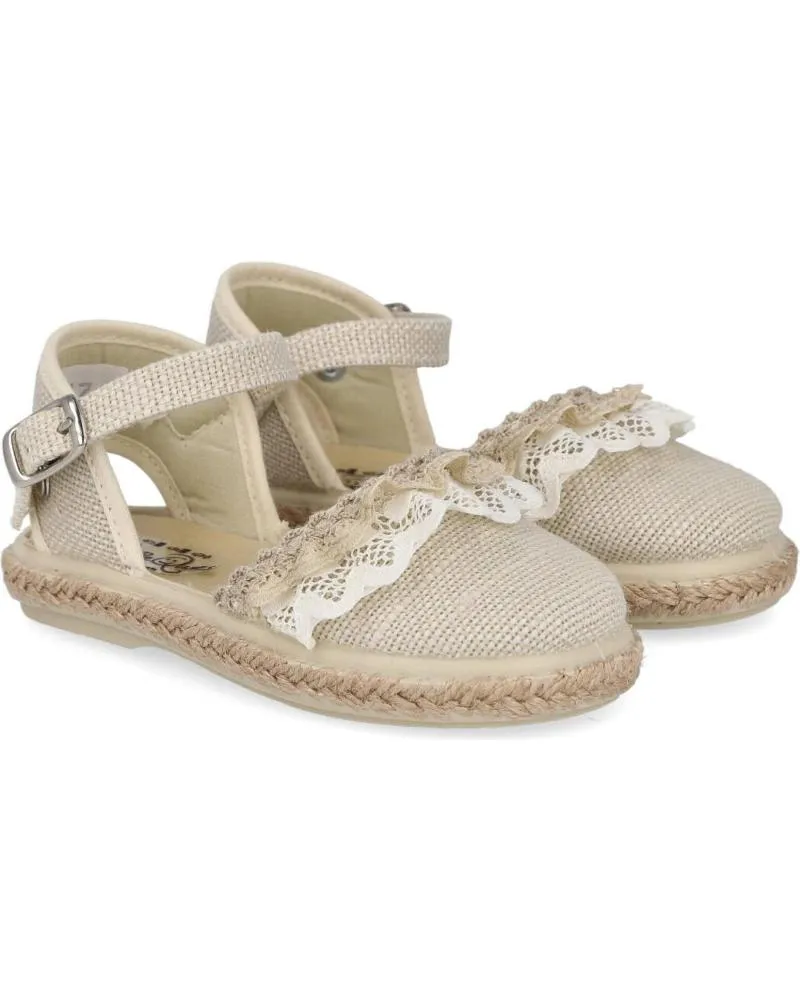 Sandalias L&R SHOES  de Niña LR SHOES VUL1001-LCP ALPARGATA ESPARTO  HIELO