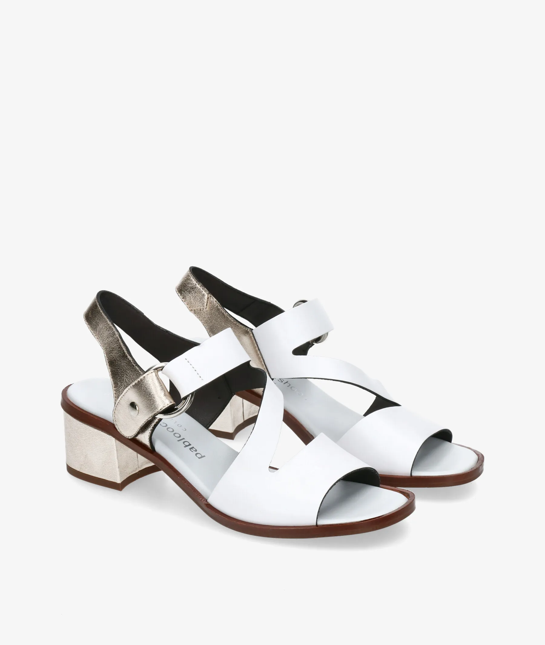 Sandalias pabloochoa.shoes  3544 en blanco