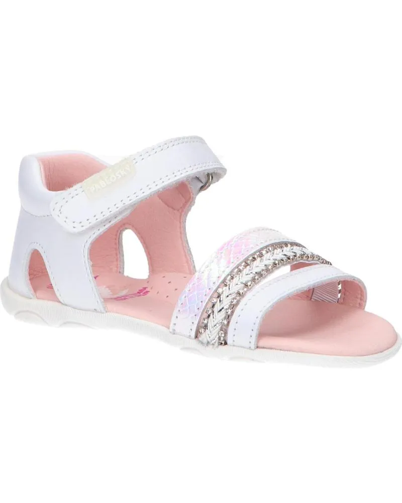 Sandalias PABLOSKY  de Niña SANDALIA 007300  BLANCO