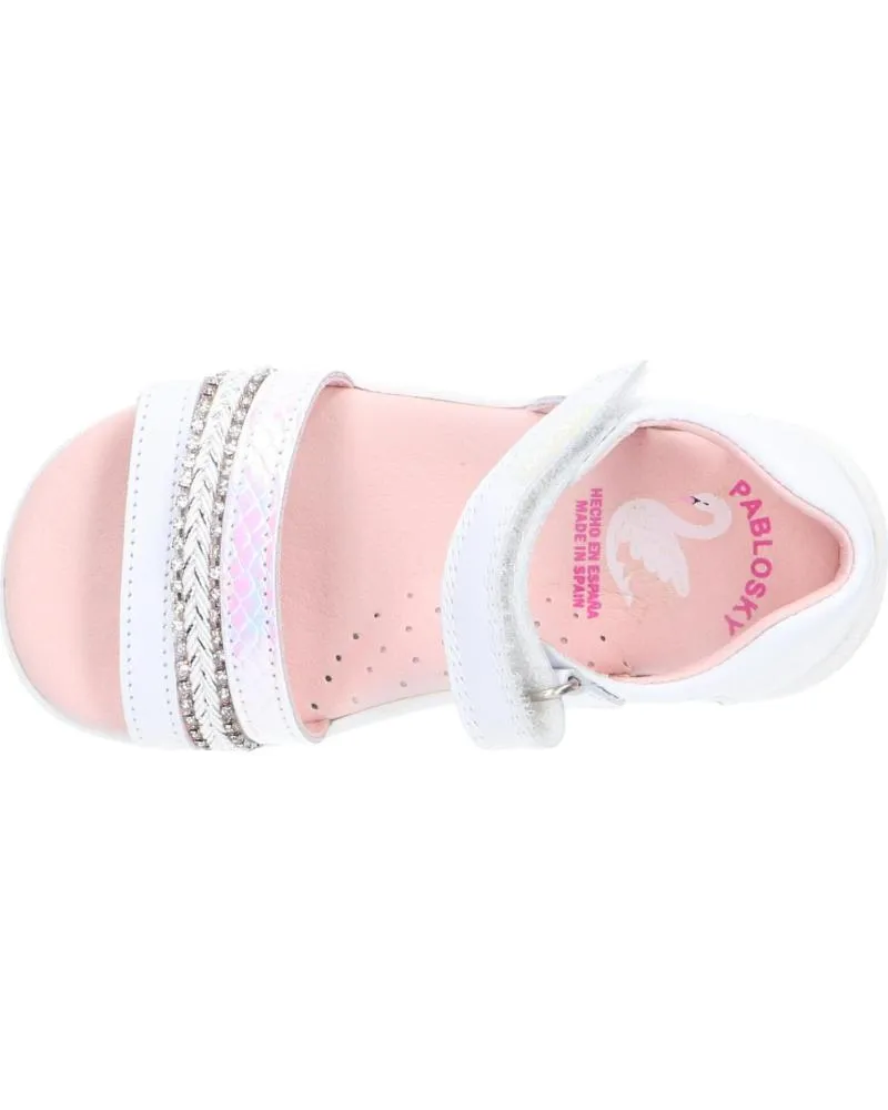 Sandalias PABLOSKY  de Niña SANDALIA 007300  BLANCO