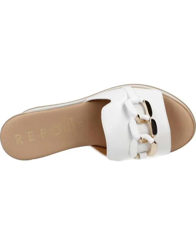 Sandalias REPO  de Mujer SANDALIAS MUJER MODELO 21108R COLOR BLANCO  BIANCO