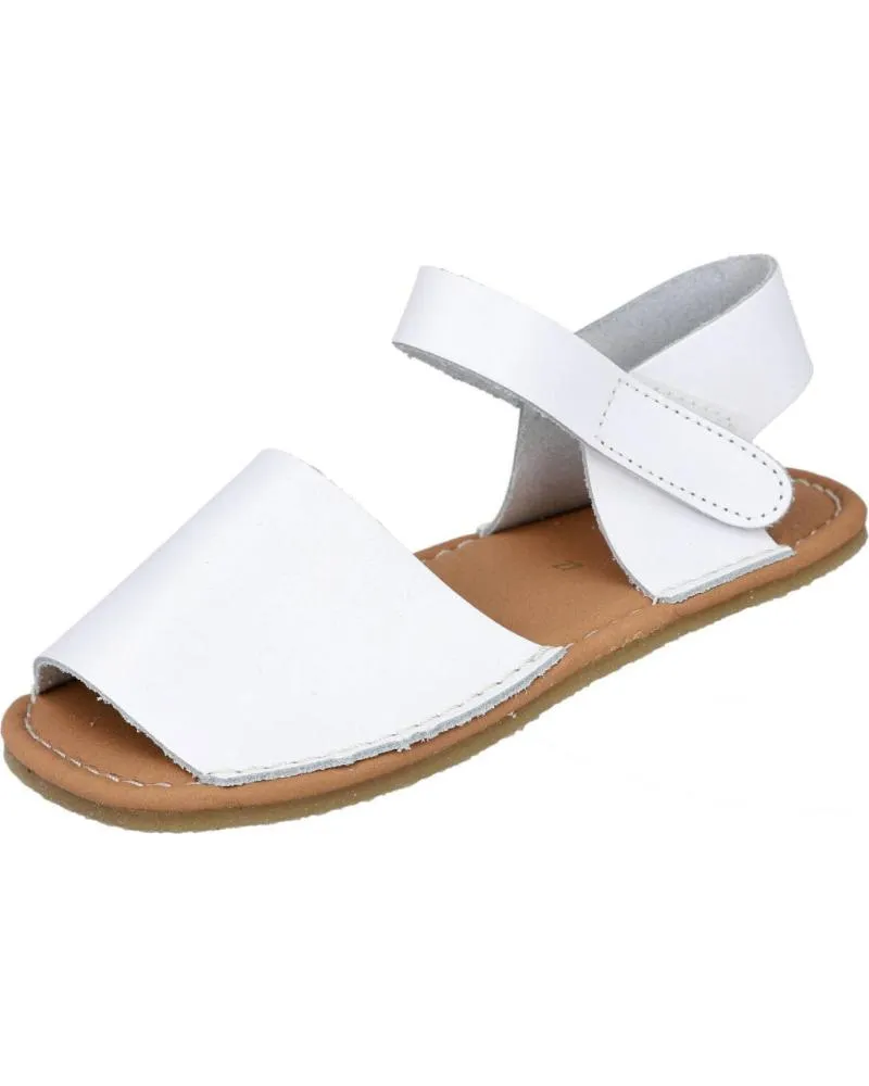 Sandalias ZAPY  de Niña AG91001 SANDALIAS MENORQUINAS RESPETUOSAS INFANTILES  BLANCO