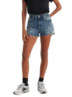 Short Levis 501 Rotos Para Mujer