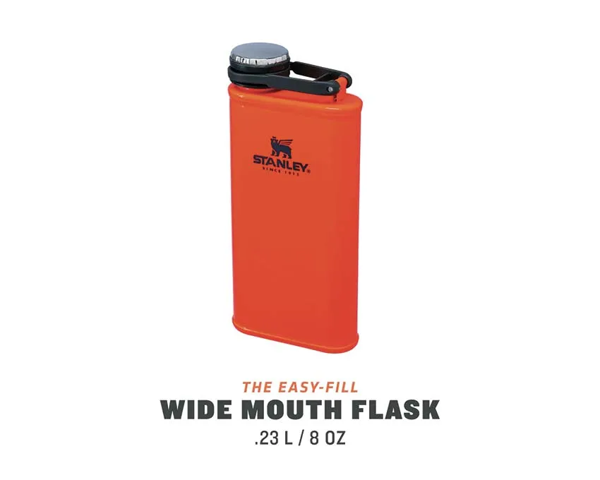 Stanley Classic Easy Fill Wide Mouth Flask Blaze Orange