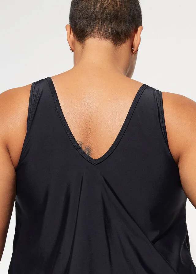 Tankini de secado rápido (2 piezas) Negro