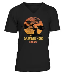 The Karate Kid (1984) - Womens The Karate Kid Miyagi Camiseta cuello en V Unisex