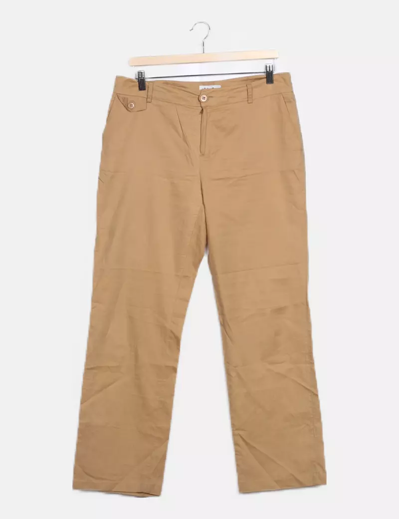 Tintoretto Pantalón beige fluido