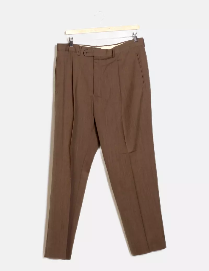 Titto Bluni Pantalón de traje topo casual