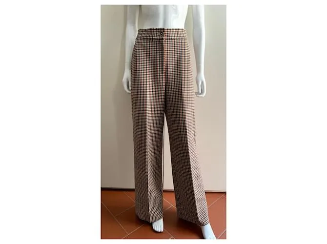 Tory Burch Pantalón retro cuadros Multicolor 