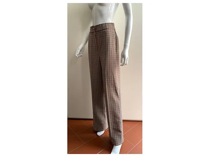 Tory Burch Pantalón retro cuadros Multicolor 