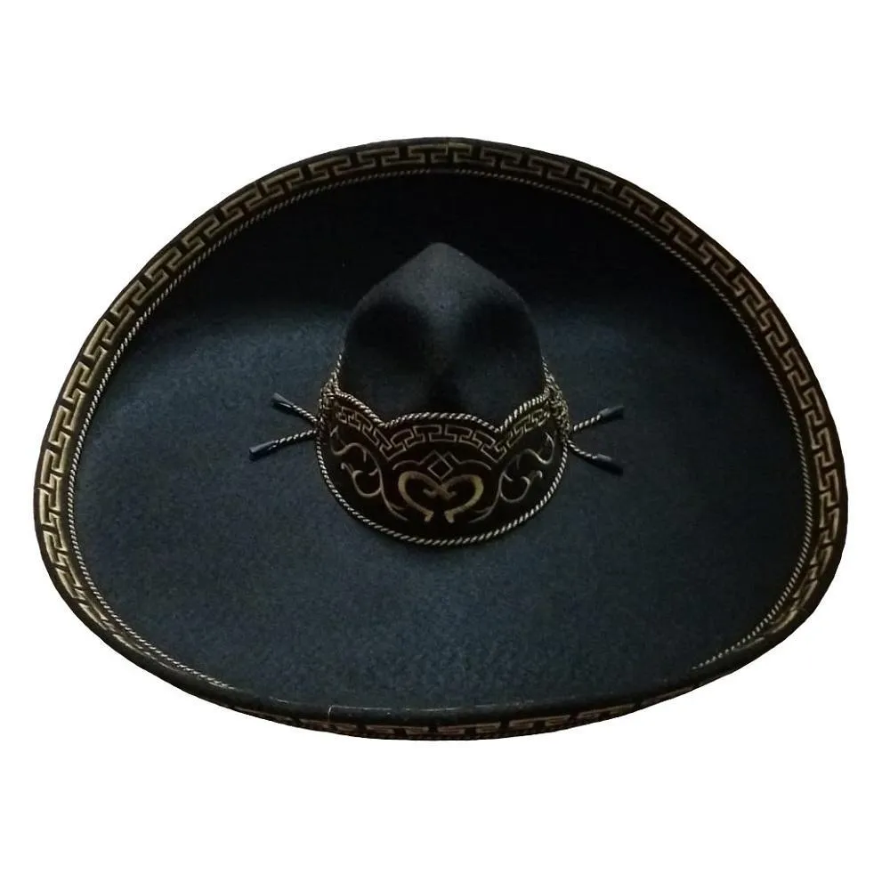 Traje Charro de Gala para Hombre (TODO INCLUIDO) Negro y Oro imp-72176