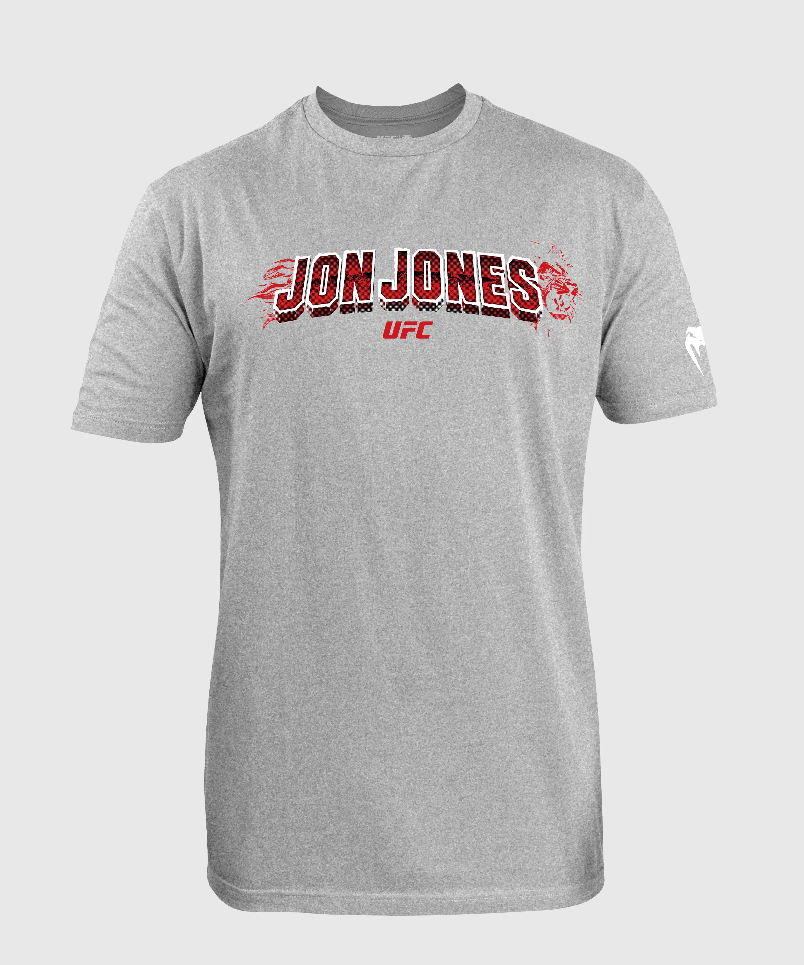 UFC Unrivaled by Venum Jon Jones Camiseta para Unisex - Gris Melange