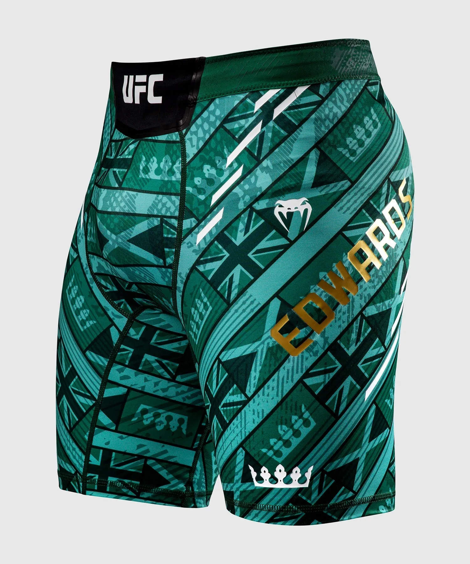 UFC Unrivaled by Venum Leon Edwards Pantalones Vale Tudo para Unisex - Verde