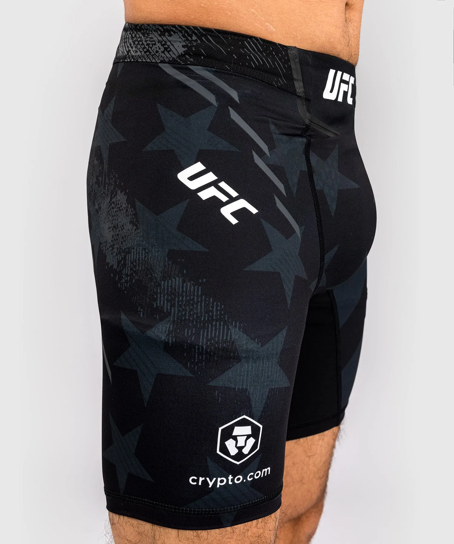 UFC Unrivaled by Venum Michael Chandler Pantalones Cortos de Vale Tudo para Unisex - Negro