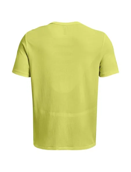 UNDER ARMOUR Camiseta Seamless Stride Hombre Lime Yellow/Reflective