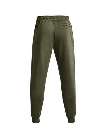 UNDER ARMOUR Pantalones Rival Fleece Joggers Hombre Marine OD Green/White