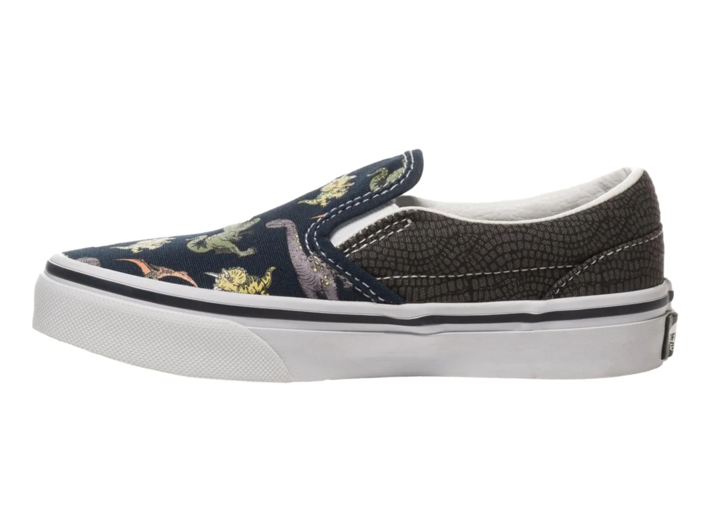 Vans Vn000 D0j6gl Multi/true White Classic Slip On  16-21