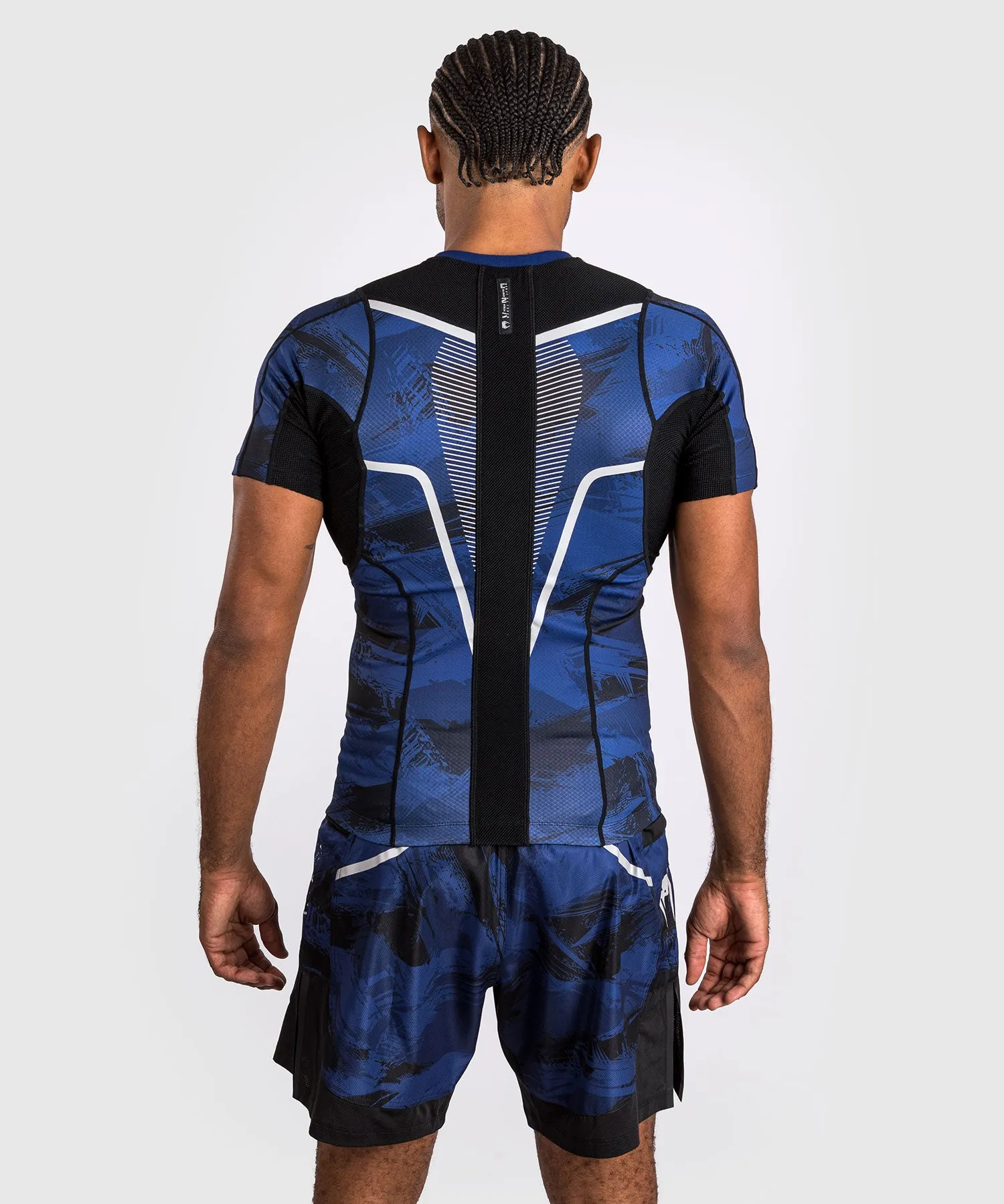 Venum Electron 3.0  Lycra Manga Corta - Azul Marino