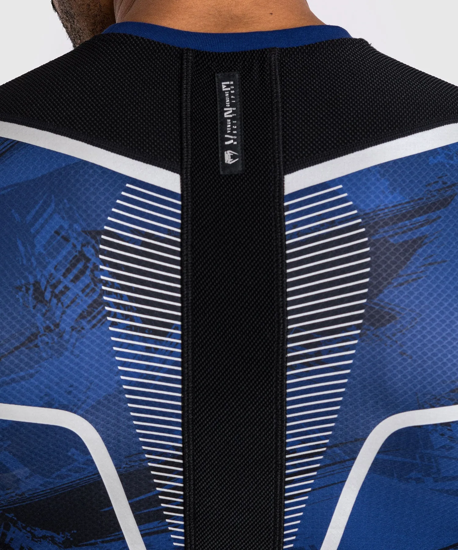 Venum Electron 3.0  Lycra Manga Corta - Azul Marino