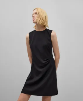 Vestido entallado negro mujer