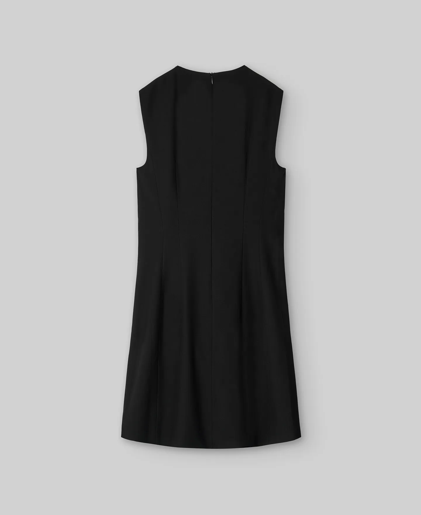 Vestido entallado negro mujer