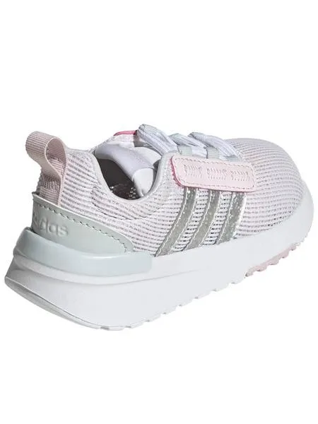 Zapatilla Adidas Racer Bco/Rosa Niña