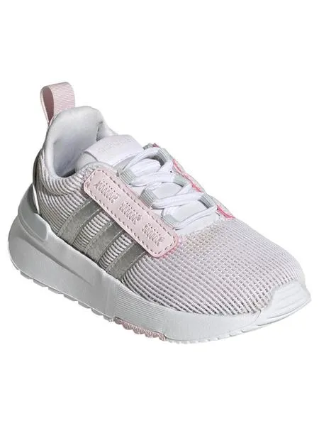 Zapatilla Adidas Racer Bco/Rosa Niña