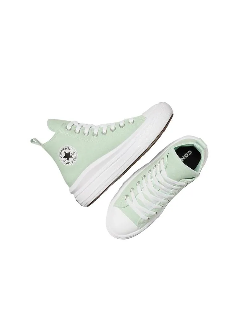 Zapatilla Niñ@ Converse Move Hi Plataform Verde