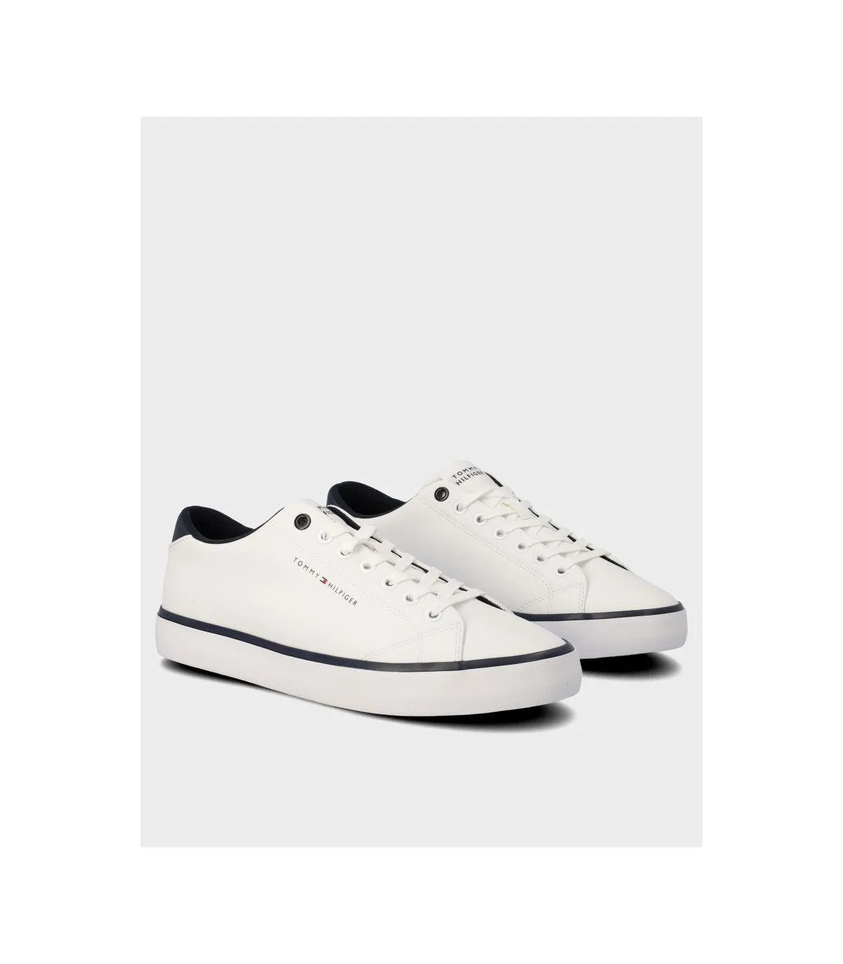 ZAPATILLA TOMMY HILFIGER HI VULC CORE LOW WHITE