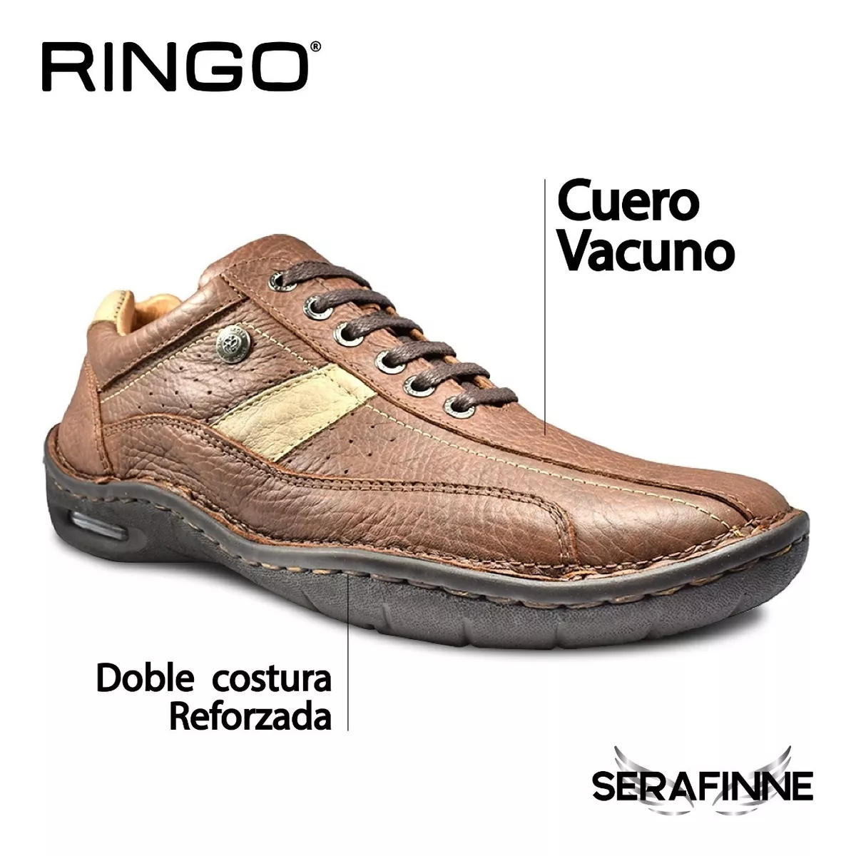 Zapatilla Urbana Cuero Vacuno Man  Ringo Evo 011 